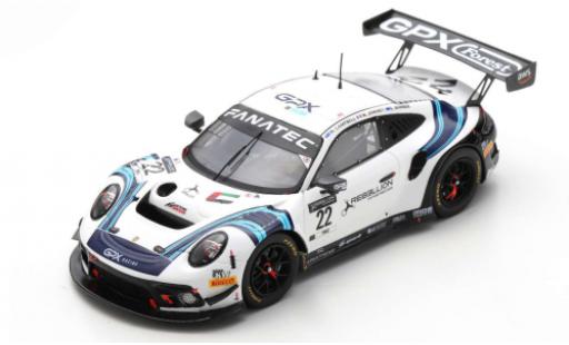 Diecast model cars Porsche 911 GT3 R No.22 GPX Racing WEC 1000km Paul Ricard 2021 M.Campbell/E.Bamber/M.Jaminet 1/43 Spark