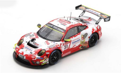 Diecast model cars Porsche 911 GT3 R (991) No.31 Frikadelli Racing Team 24h N&Atilde;&frac14;rburgring 2020 L.Kern/M.Jaminet/M.Martin/L.D.Arnold 1/43 Spark