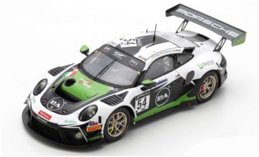 Diecast model cars Porsche 911 GT3 R (991) No.54 Dinamic Motorsport 24h Spa 2020 S.M&Atilde;&frac14;ller/C.Engelhart/M.Cairoli 1/43 Spark