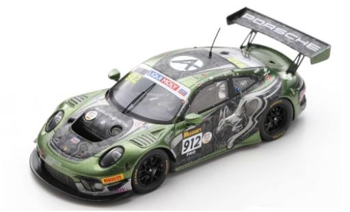 Diecast model cars Porsche 911 GT3 R (991) No.912 Absolute Racing 12h Bathurst 2020 D.Werner/M.Cairoli/T.Preining 1/43 Spark