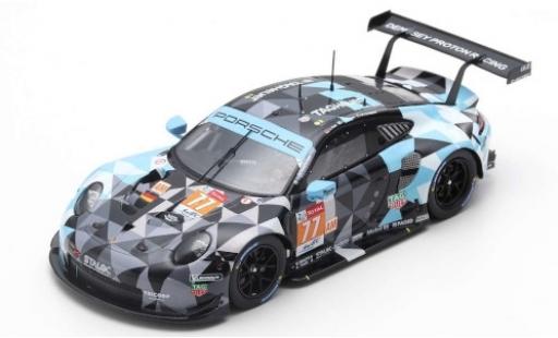 Diecast model cars Porsche 911 RSR (991) No.77 Dempsey-Proton Racing 24h Le Mans 2019 M.Campbell/C.Ried/J.Andlauer 1/43 Spark