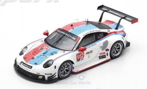 Diecast model cars Porsche 911 RSR (991) No.911 GT Team 24h Daytona 2019 P.Pilet/N.Tandy/F.Makowiecki 1/43 Spark