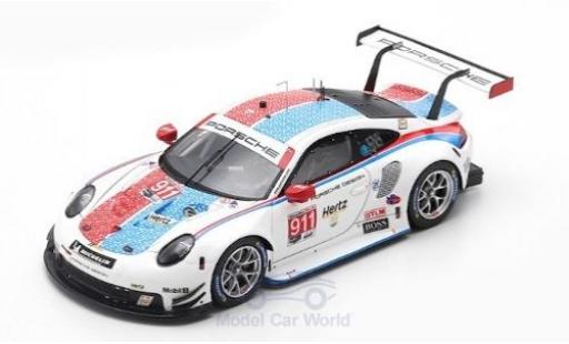 Diecast model cars Porsche 911 RSR (991) No.912 GT Team 24h Daytona 2019 E.Bamber/L.Vanthoor/M.Jaminet 1/64 Spark