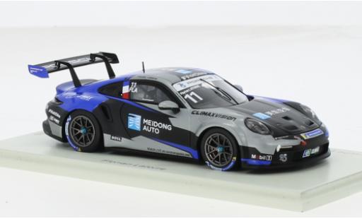 Diecast model cars Porsche 911 GT3 Cup No.11 Carrera Cup Asien 2023 1/43 Spark