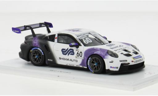 Diecast model cars Porsche 911 GT3 Cup No.60 Carrera Cup Japan 2022 1/43 Spark