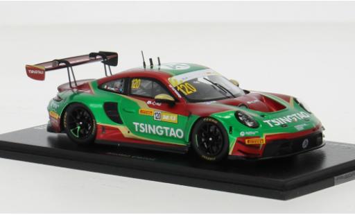 Diecast model cars Porsche 911 GT3 R No.120 Absolute Racing Fia GT World Cup Macau 2023 1/43 Spark
