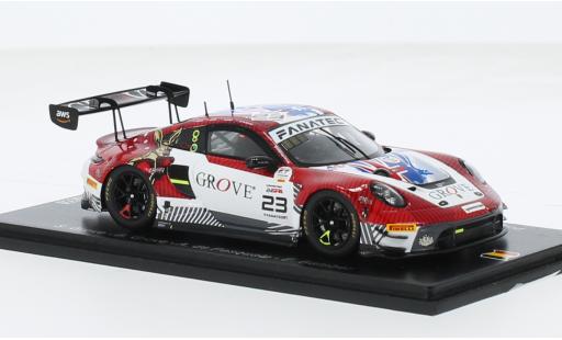 Diecast model cars Porsche 911 GT3 R No.23 Grove Racing 24h Spa 2023 1/43 Spark