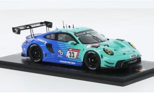 Diecast model cars Porsche 911 GT3 R No.33 Falken Motorsports Falken 24h N&Atilde;&frac14;rburgring 2023 1/43 Spark