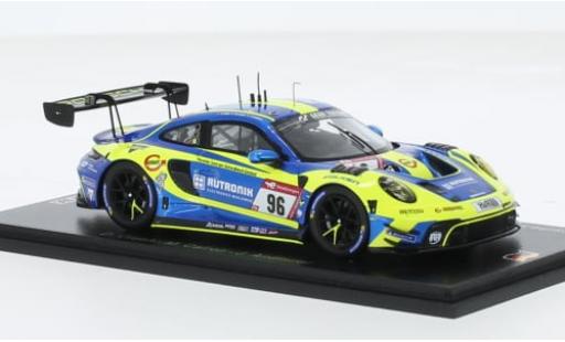 Diecast model cars Porsche 911 GT3 R No.96 Rutronik Racing 24h N&Atilde;&frac14;rburgring 2023 1/43 Spark