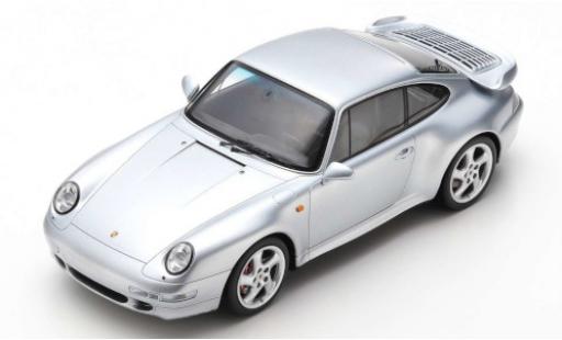Diecast model cars Porsche 911 Turbo grey 1997 1/18 Spark