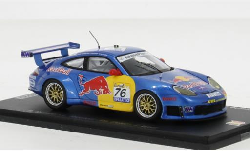 Diecast model cars Porsche 911 GT3 No.76 RWS Motorsport Red Bull 24h Spa 2002 1/43 Spark