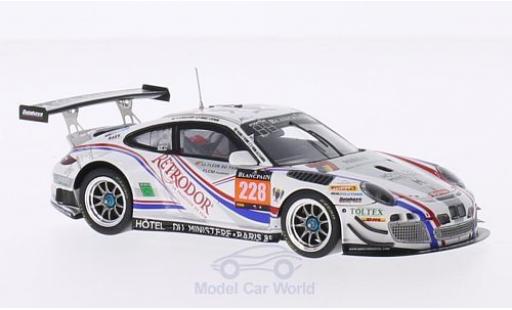 Diecast model cars Porsche 911 GT3 R (997) No.228 Delhaye Racing 24h Spa 2014 P.-E.Bordet/A.Viron/S.Lemeret/K.Al Azhari 1/43 Spark