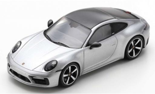 Diecast model cars Porsche 911 4S Carrera grey/carbon 2019 1/43 Spark