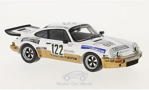 Diecast model cars Porsche 911 RS Carrera No.122 Almeras Lanson Tour Auto 1977 with Decals M.Mouton/F.Conconi 1/43 Spark