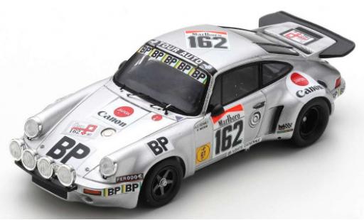 Diecast model cars Porsche 911 RSR Carrera 3.0 No.162 BP Tour de France Auto 1977 A-C.Verney/D.Emmanuelli 1/43 Spark