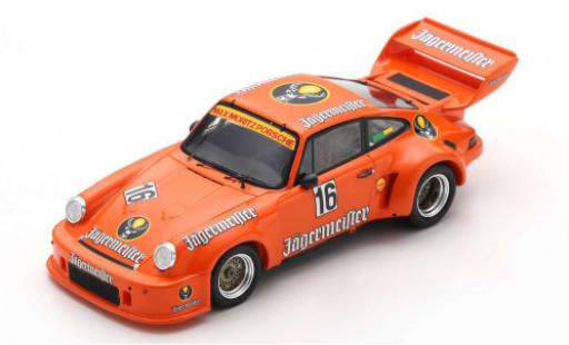 Diecast model cars Porsche 911 RSR Carrera No.16 J&Atilde;&curren;germeister 1000 Km N&Atilde;&frac14;rburgring 1977 E.Schimpf/A.Fischhaber 1/43 Spark