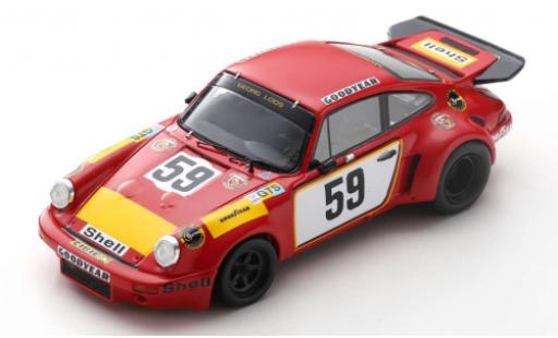 Diecast model cars Porsche 911 RSR Carrera No.59 Gelo Racing Team 24h Le Mans 1975 T.Schenken/H.Ganley 1/43 Spark