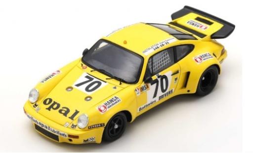 Diecast model cars Porsche 911 RSR Carrera No.70 24h Le Mans 1977 S.de Lautour/J.P.Delaunay/J.Guerin 1/43 Spark