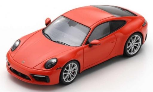 Diecast model cars Porsche 911 S Carrera red 2019 1/43 Spark