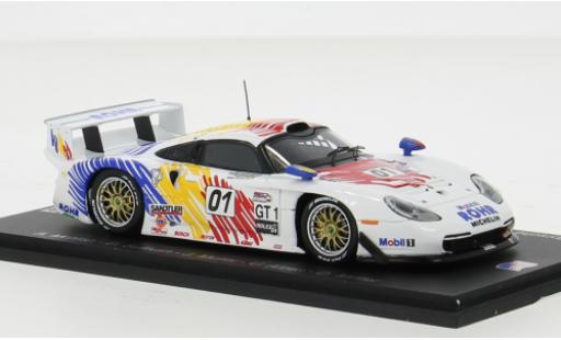 Diecast model cars Porsche 911 GT1 Evo No.01 Rohr Motorsport 24h Daytona 1998 1/43 Spark