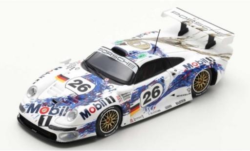 Diecast model cars Porsche 911 GT1 No.26 AG Mobil 1 24h Le Mans 1996 Y.Dalmas/K.Wendlinger/S.Goodyear 1/43 Spark