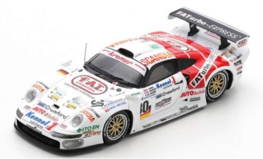 Diecast model cars Porsche 911 Turbo GT1 No.30 Kremer Racing FATurbo-Express 24h Le Mans 1997 B.Gachot/A.Evans/C.Bouchut 1/43 Spark