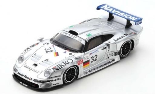 Diecast model cars Porsche 911 GT1 No.32 Roock Racing 24h Le Mans 1997 A.McNish/S.Ortelli/K.Wendlinger 1/43 Spark
