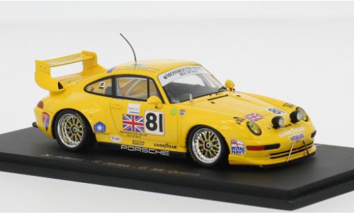 Diecast model cars Porsche 911 GT2 24h Le Mans 1995 #81 1/43 Spark