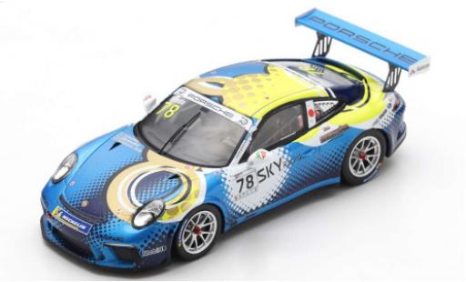 Diecast model cars Porsche 911 GT3 Cup No.78 Carrera Japan 2018 T.Kondo 1/43 Spark