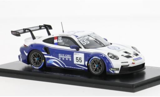 Diecast model cars Porsche 911 GT3 Carrera Cup Asia 2024 #55 1/43 Spark