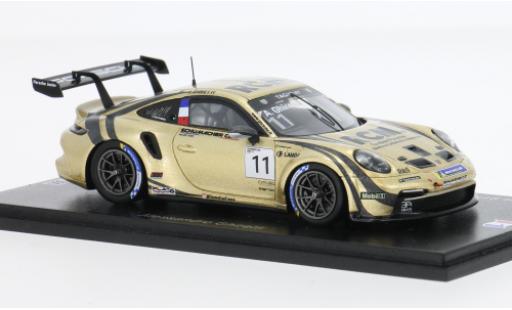 Diecast model cars Porsche 911 GT3 Carrera Cup France 2024 #11 1/43 Spark