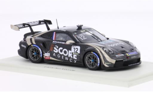Diecast model cars Porsche 911 GT3 Carrera Supercup 2024 #12 1/43 Spark