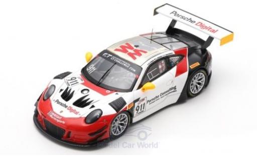 Diecast model cars Porsche 911 GT3 R No.911 Wright Motorsport 8h Kalifornien 2018 . Dumas/F.Makowiecki/D.Werner 1/43 Spark