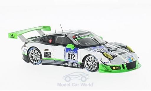 Diecast model cars Porsche 911 GT3 R No.912 Manthey Racing 24h N&Atilde;&frac14;rburgring 2016 .Lietz/J.Bergmeister/M.Christensen/F.Makowiecki 1/43 Spark