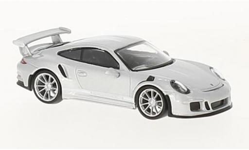 Diecast model cars Porsche 911 GT3 RS grey 2016 1/64 Spark