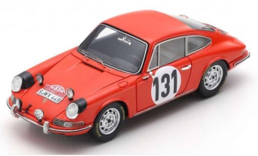 Diecast model cars Porsche 911 R No.131 Rally Monte Carlo 1966 G.Klass/R.W&Atilde;&frac14;therich 1/43 Spark