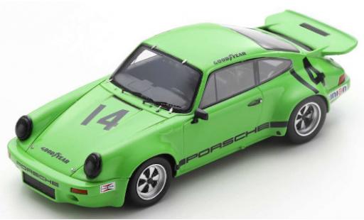 Diecast model cars Porsche 911 RS 3.0 No.14 IROC Riverside 1973 E.Fittipaldi 1/43 Spark