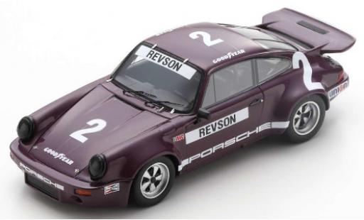 Diecast model cars Porsche 911 RS 3.0 No.2 IROC Daytona 1974 P.Revson 1/43 Spark