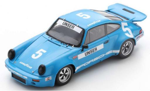Diecast model cars Porsche 911 RS 3.0 No.5 IROC Daytona 1974 B.Unser 1/43 Spark
