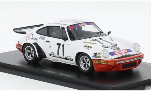 Diecast model cars Porsche 911 RS 3.0 No.71 24h Le Mans 1976 1/43 Spark