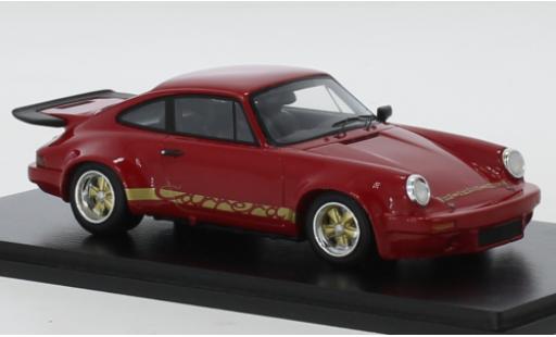Diecast model cars Porsche 911 RS 3.0 red/Dekor 1974 1/43 Spark