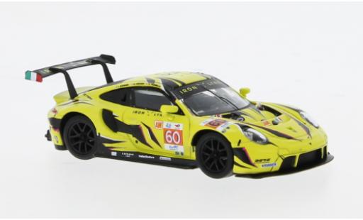 Diecast model cars Porsche 911 RSR -19 No.60 Iron Lynx 24h Le Mans 2023 1/64 Spark