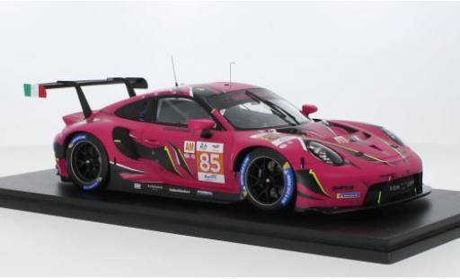 Diecast model cars Porsche 911 RSR -19 No.85 Iron Dames 24h Le Mans 2023 1/18 Spark