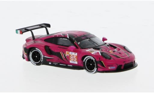 Diecast model cars Porsche 911 RSR -19 No.85 Iron Dames 24h Le Mans 2023 1/87 Spark
