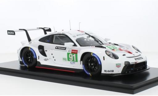 Diecast model cars Porsche 911 RSR -19 No.91 24h Le Mans 2021 1/18 Spark