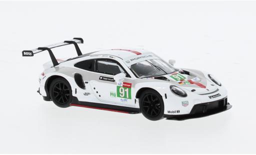 Diecast model cars Porsche 911 RSR -19 No.91 GT Team 24h Le Mans 2021 1/64 Spark