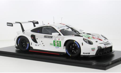 Diecast model cars Porsche 911 RSR -19 No.91 GT Team 24h Le Mans 2022 1/18 Spark