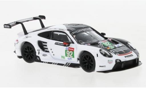 Diecast model cars Porsche 911 RSR -19 No.92 GT Team 24h Le Mans 2020 1/64 Spark