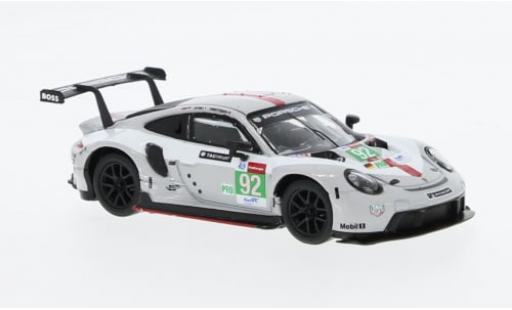 Diecast model cars Porsche 911 RSR -19 No.92 GT Team 24h Le Mans 2021 1/64 Spark