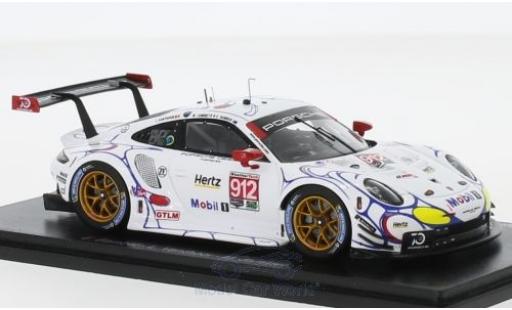 Diecast model cars Porsche 911 RSR No.912 GT Team Petit Le Mans 2018 E.Bamber/L.Vanthoor/M.Jaminet 1/43 Spark